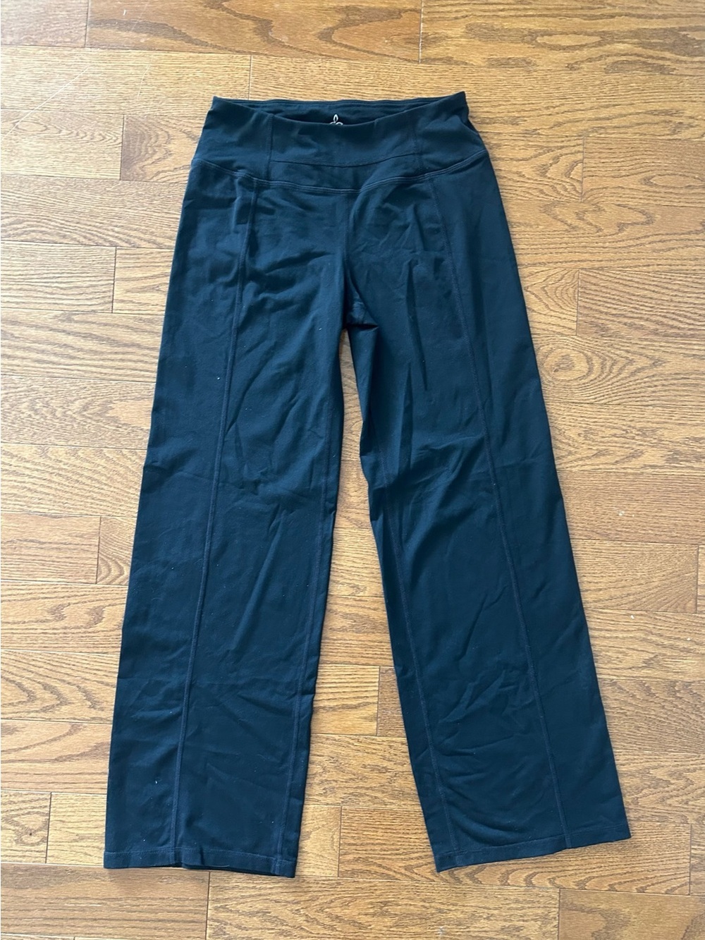 PrAna Julia Black Stretch Wide Leg Yoga Pants Sz XS